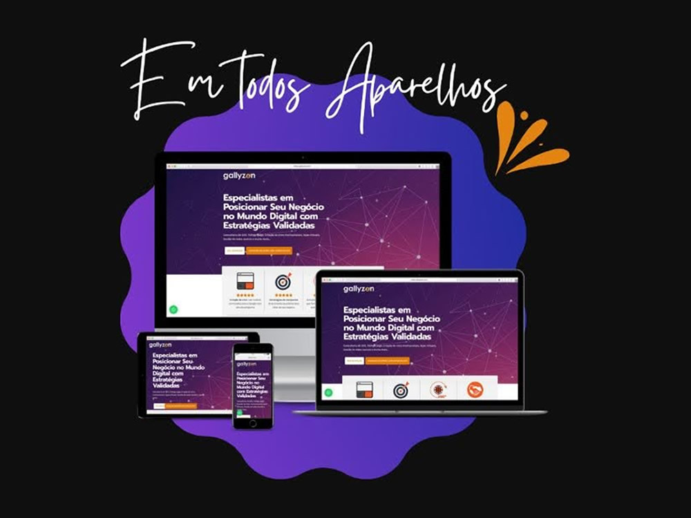 Criação de sites otimizados e responsivos