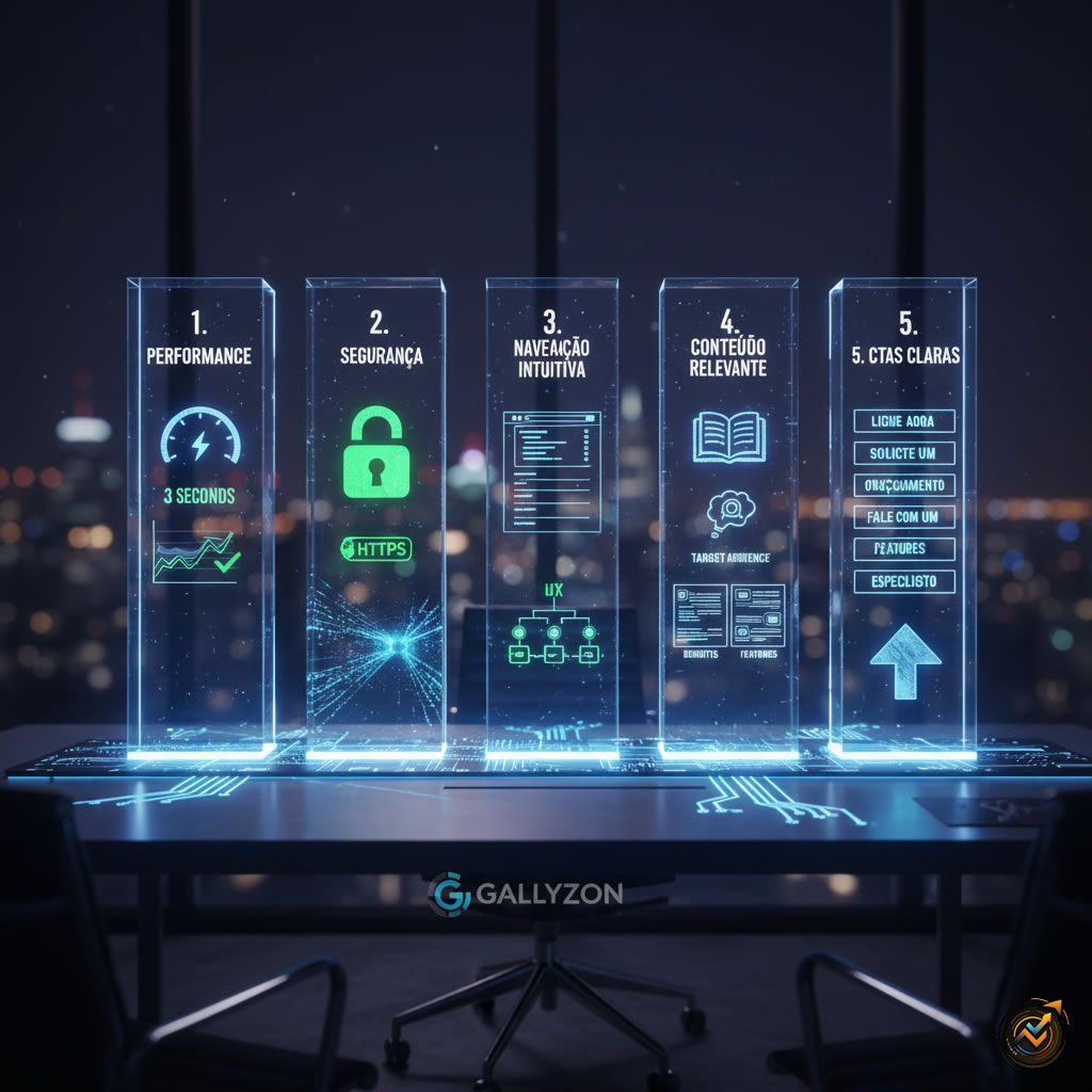Os 5 Pilares de um Site Institucional de Alta Performance
